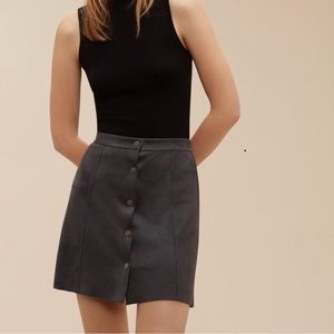 NWT: Aritzia Faux Suede Skirt